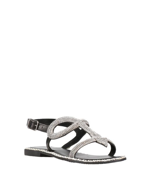 CafeNoir White Sandals Leather, Synthetisches Material