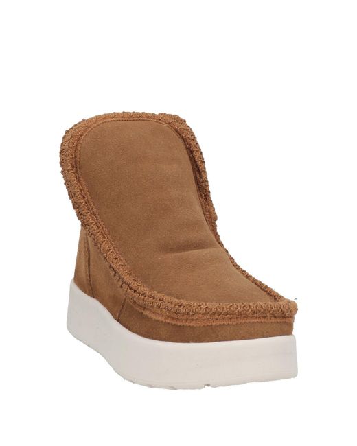 CafeNoir Brown Ankle Boots