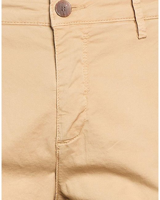 Yan Simmon Natural Sand Pants Cotton, Elastane for men