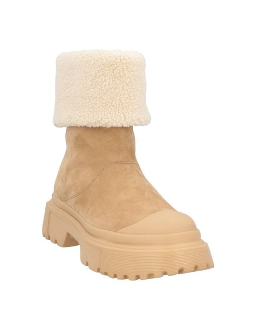 Hogan Natural Ankle Boots