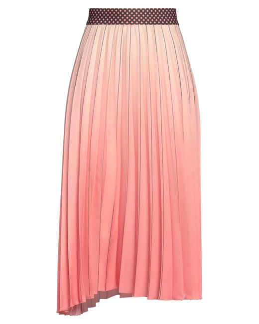 Cristina Gavioli Pink Midi Skirt