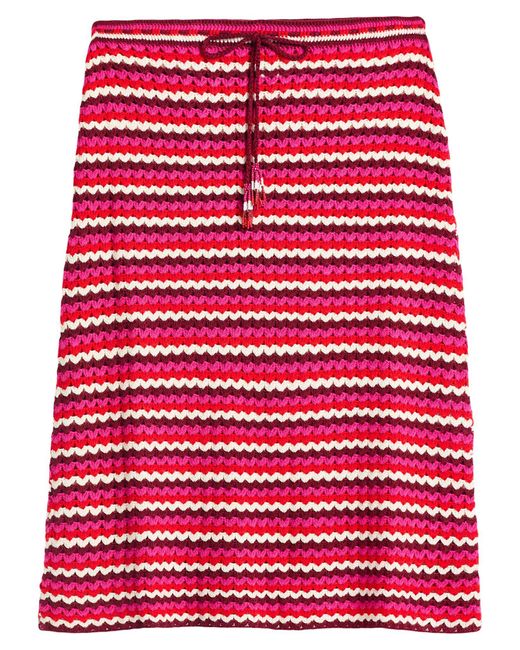 Farm Rio Red Midi Skirts