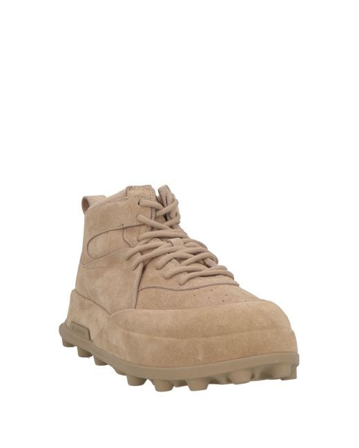 Jil Sander Brown Sand Sneakers Leather