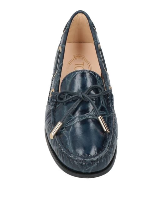 Tod's Blue Mokassin