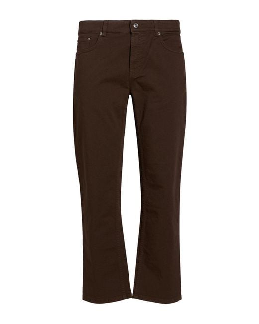 Department 5 Brown Jeans Cotton, Elastane for men