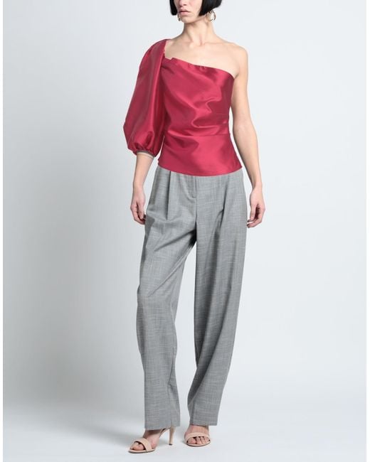 SIMONA CORSELLINI Red Party Edition Top Polyester