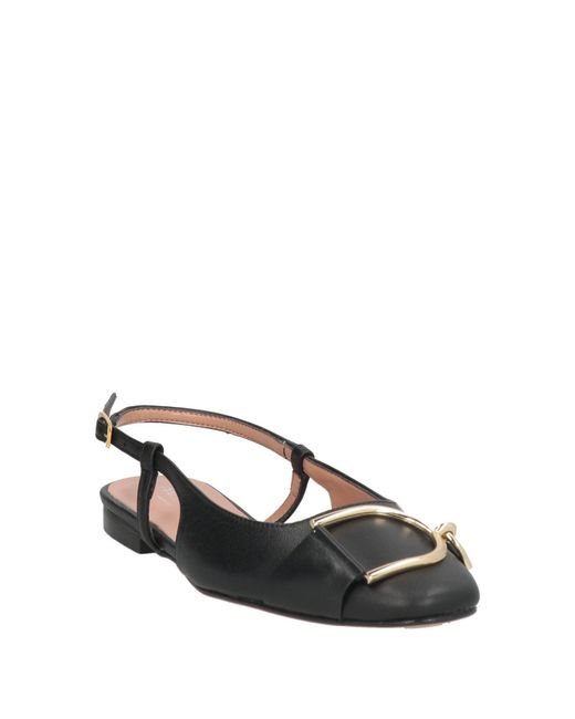 Baldinini White Ballet Flats Leather