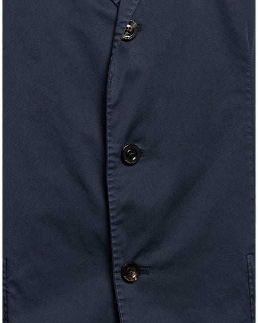Boglioli Blue Suit Cotton, Elastane for men