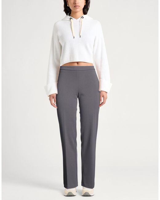 Rinascimento Gray Pants Polyester, Elastane