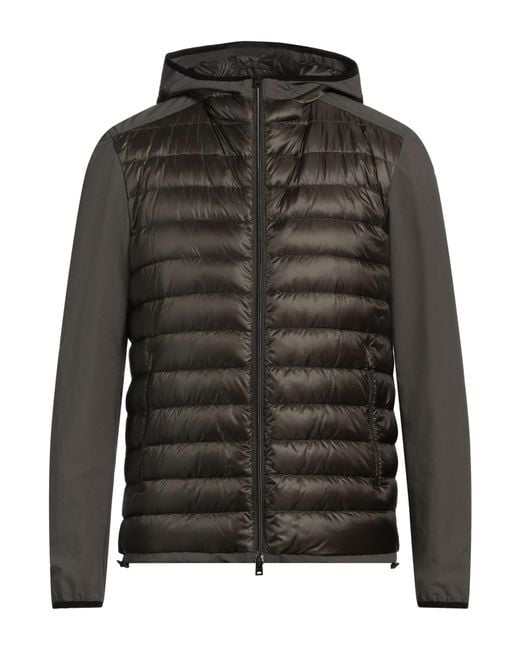 Herno Black Puffer Polyamide, Polyester for men