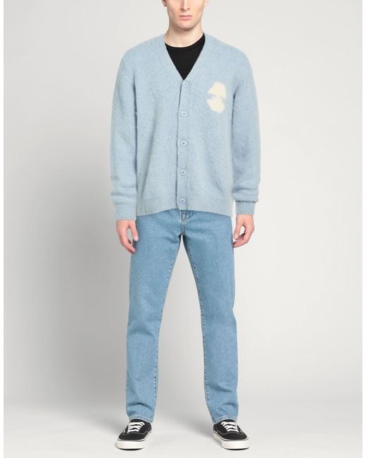 Autry Blue Cardigan Wool, Nylon, Acrylic, Alpaca Wool, Polyester for men