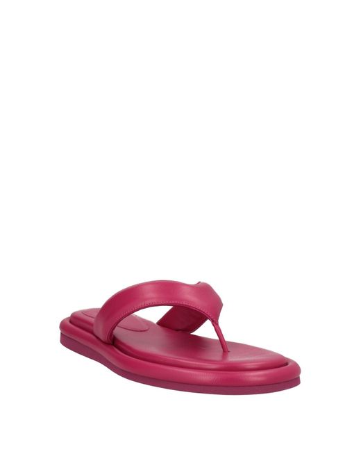 Gia Borghini Purple Thong Sandal