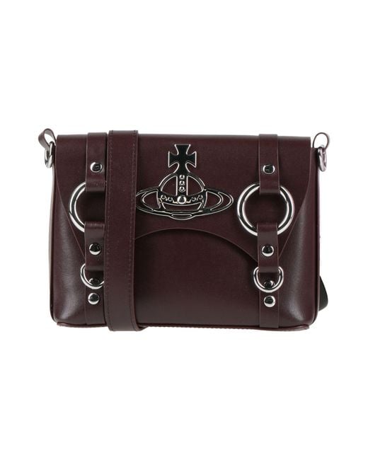 Vivienne Westwood Brown Cross-Body Bag Leather