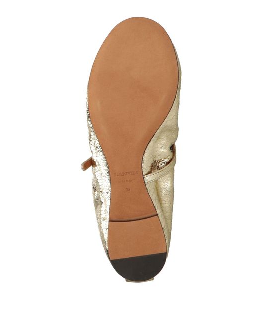 Lanvin Natural Ballet Flats