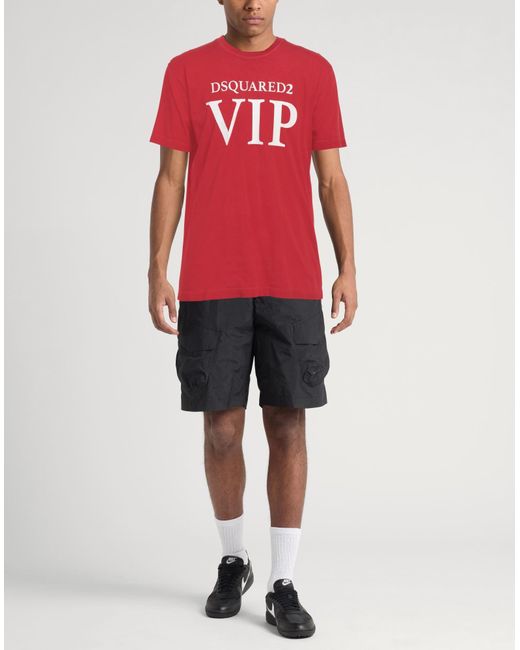 DSquared² T-shirts in Red für Herren