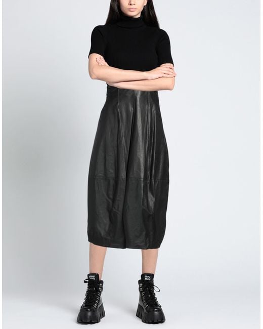 Gentry Portofino Black Midi Skirt