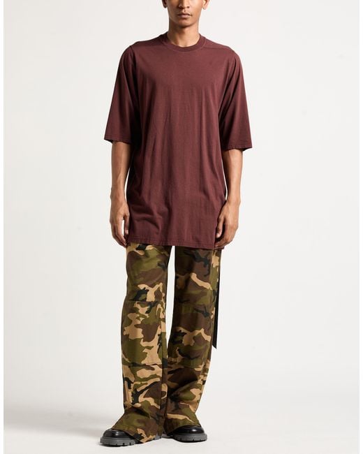 Rick Owens Red T-Shirt for men