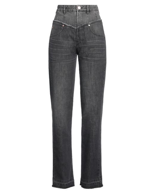 Isabel Marant Gray Jeans Cotton
