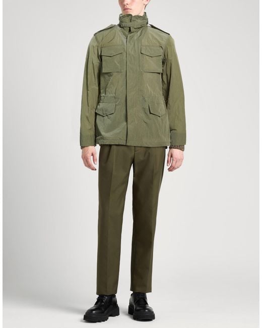 Aspesi Green Military Jacket Polyamide for men