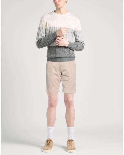 Fedeli Natural Shorts & Bermuda Shorts Cotton, Elastane for men