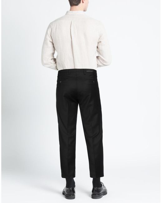 MICHELE CARBONE Black Trouser for men