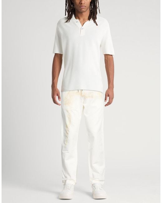 Nostrasantissima White Pants for men