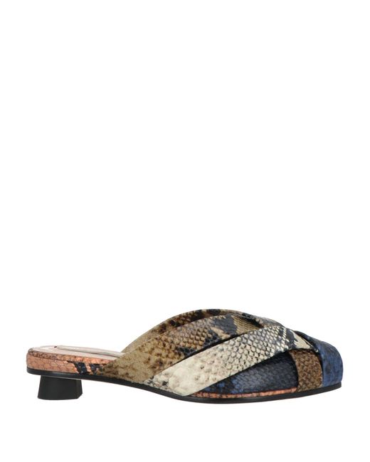 Marco De Vincenzo Natural Mules & Clogs
