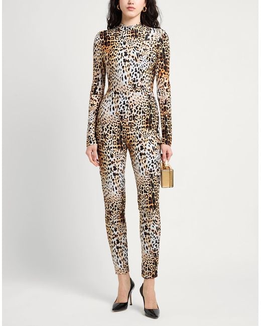 Halpern White Jumpsuit Polyamide, Elastane