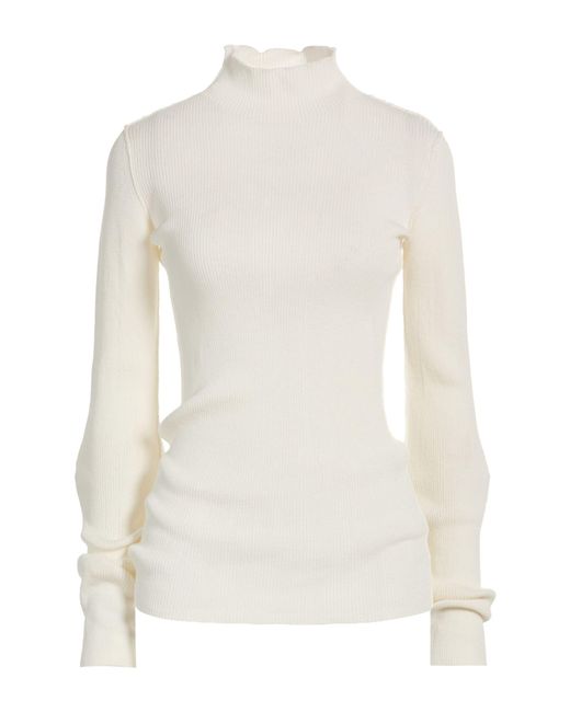 MM6 by Maison Margiela White Turtlenecks