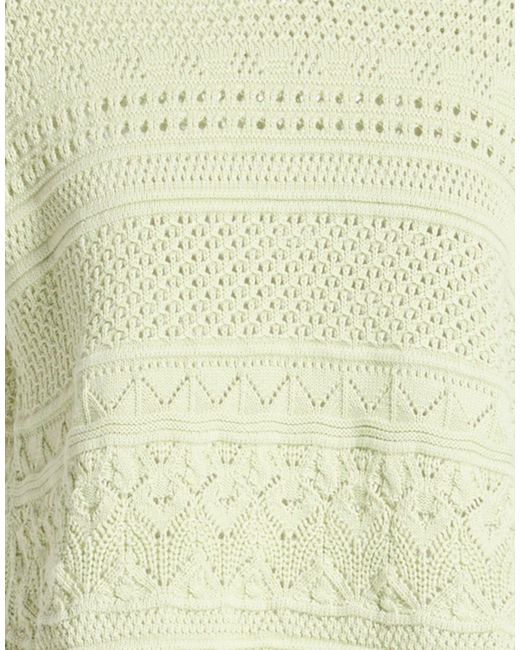 DES_PHEMMES Yellow Sweater Cotton