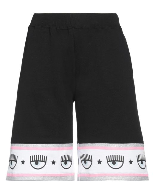 Chiara Ferragni Black Shorts & Bermuda Shorts