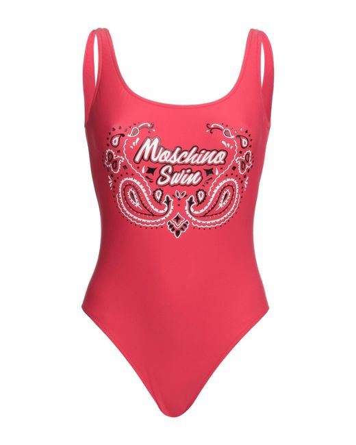 Moschino Red One-piece Swimsuit