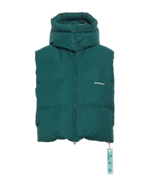 Off-White c/o Virgil Abloh Green Puffer for men