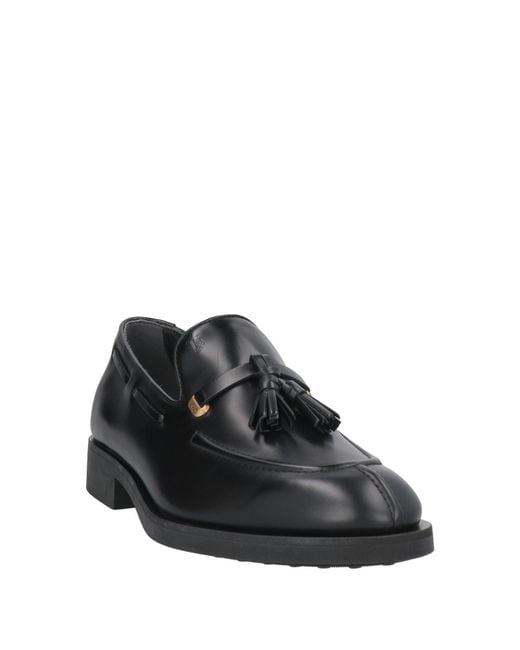 Tod's Black Loafers Soft Leather for men