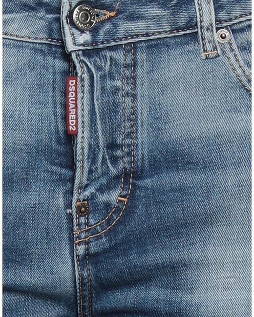 DSquared² Blue Faded High-Rise Skinny Jeans