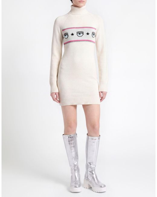 Chiara Ferragni White Mini Dresses