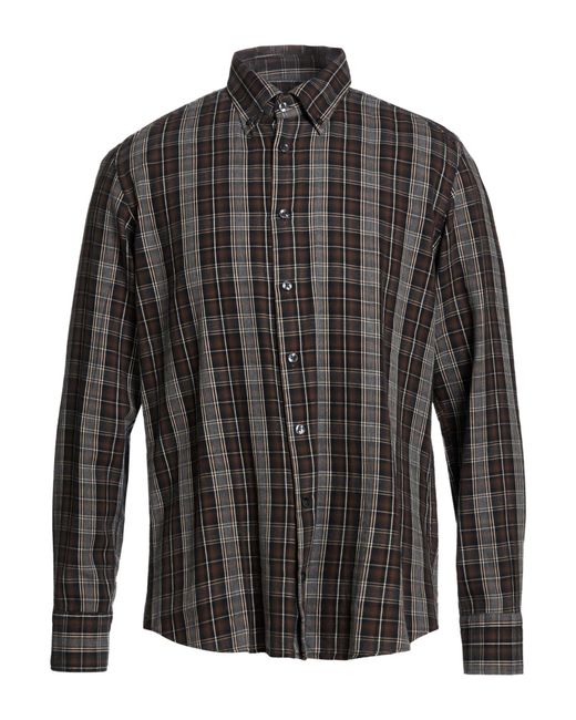 BASTONCINO Gray Shirt Cotton for men