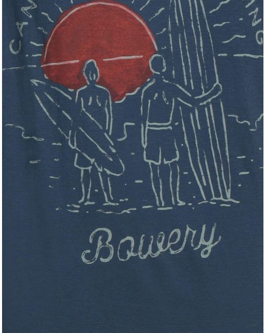 Bowery Supply Co. Blue T-shirt for men