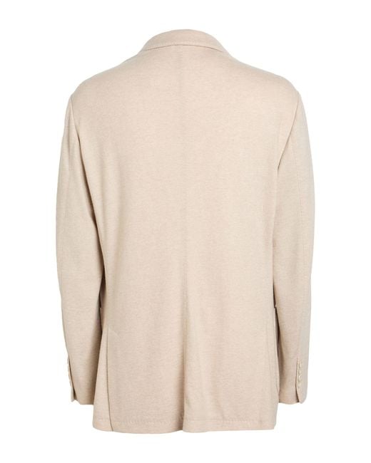 Brunello Cucinelli Natural Blazer for men