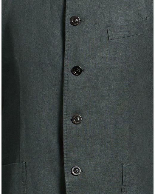 Boglioli Green Blazer Linen for men