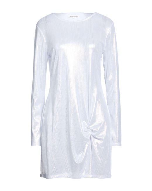 Reformation White Mini Dress