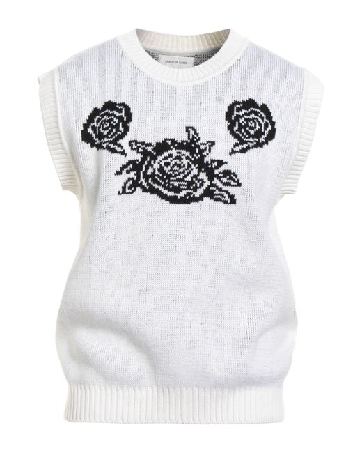 Ernest W. Baker White Cream Sweater Virgin Wool for men