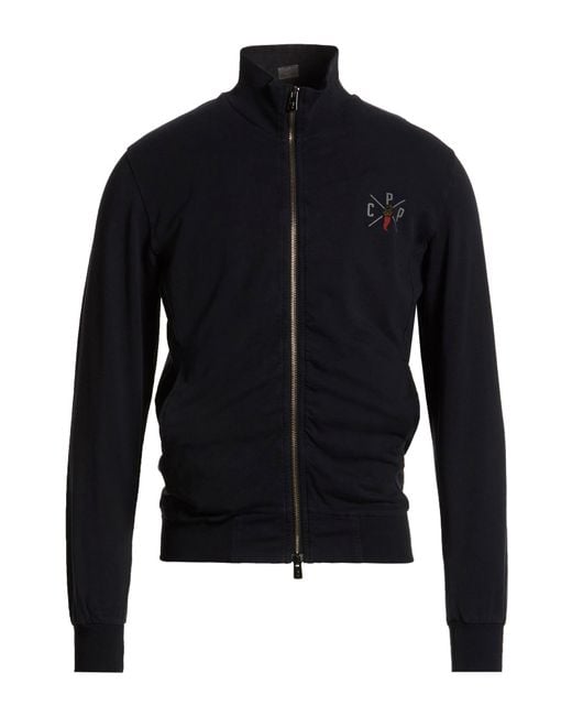 Cooperativa Pescatori Posillipo Blue Midnight Sweatshirt Cotton, Elastane for men