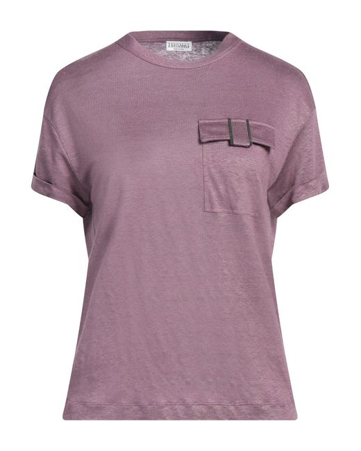 Brunello Cucinelli Purple T-shirt