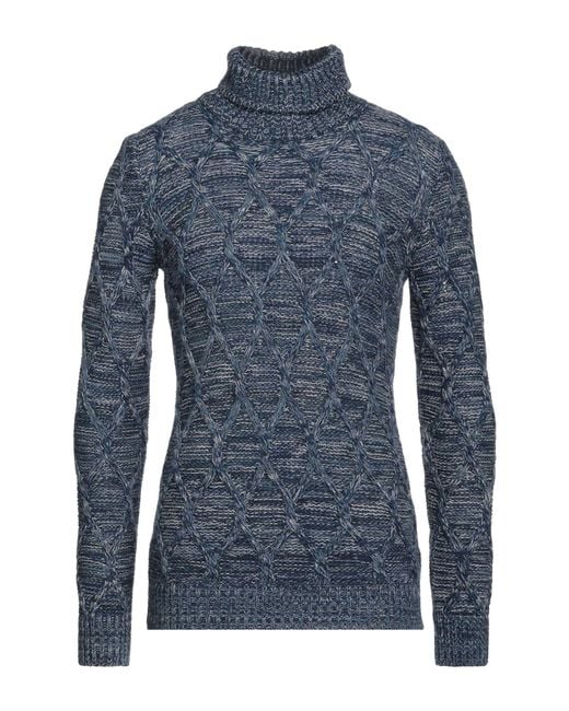 Berna Blue Turtleneck for men