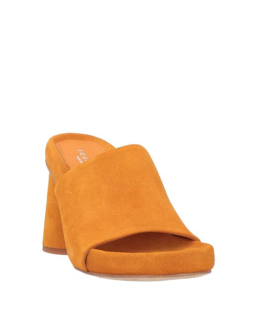 Eqüitare Orange Sandals