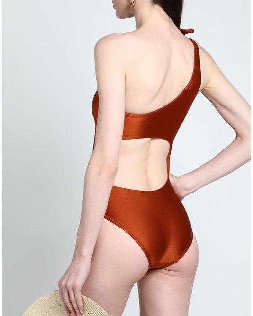 Zimmermann Orange One-piece Swimsuit