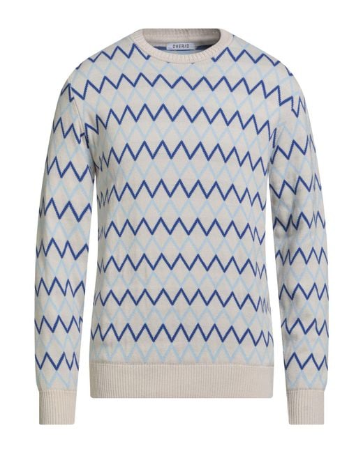 OVER/D Blue Sweater Acrylic for men