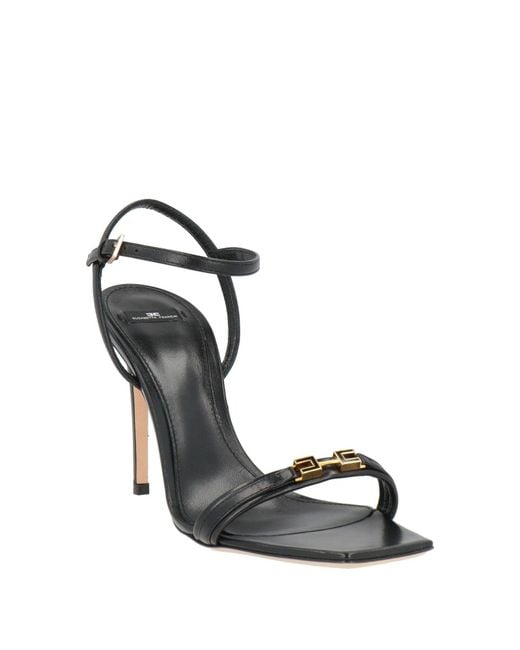 Elisabetta Franchi Black Sandals
