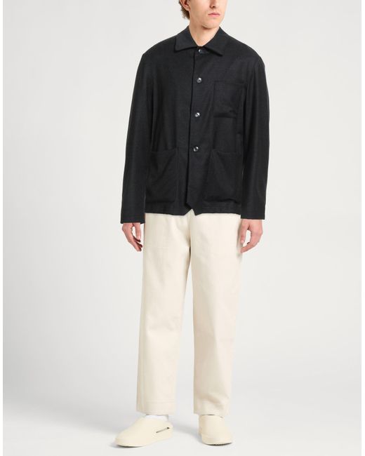 Barena Black Jacket Virgin Wool, Elastane for men